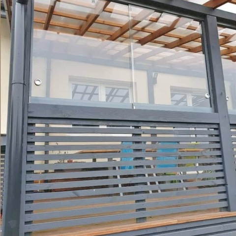 Bezrámové rámové balkónové systémy, výrobca Poľsko